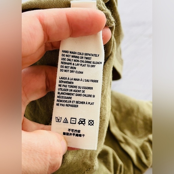 Free People Better Days Tee in Army Size XS NWT $68 - Picture 7 of 9